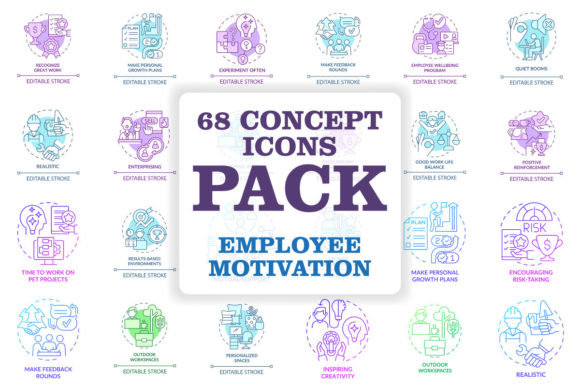 Employee Motivation Concept Icons Bundle: A Comprehensive Guide