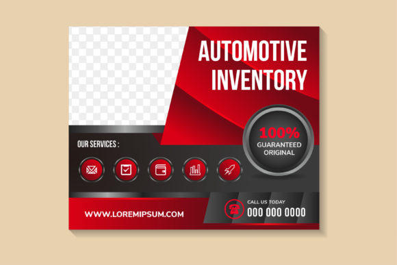 Enhance Your Automotive Marketing with a Professional Inventory Horizontal Banner