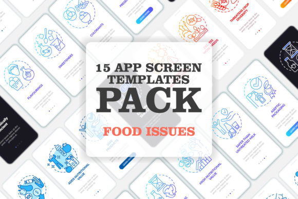 Food Issues Blue Mobile App Screen Set: A Comprehensive Guide to Navigating Food Challenges