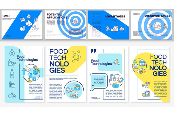 Food Issues Brochure Template Set
