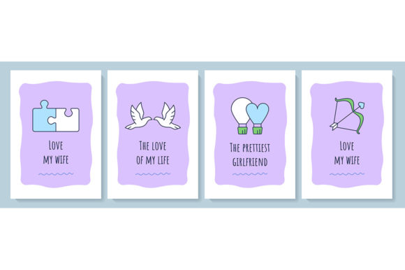 For Her Greeting Card with Color Icons: A Thoughtful Gift for Your Loved One