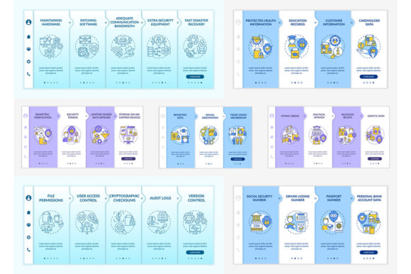 Personal Info App Set: Creative and Practical