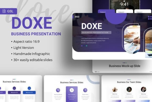 Unlock Creativity with Doxe Business Google Slides